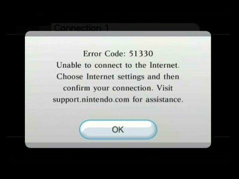 Error Code 51330 on the Wii.